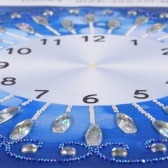 SX-DZ083  35X35cm Diamond Painting Kit - Clock