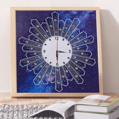 SX-DZ082 35X35cm Diamond Painting Kit - Clock