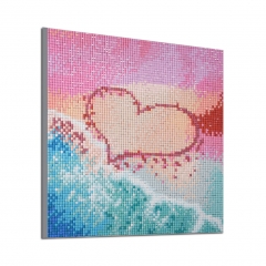 SX-F003  25X25cm  Diamond Painting Kits - Heart