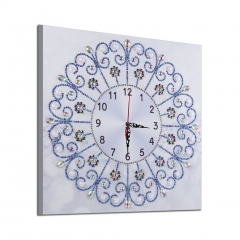 SX-DZ085  35X35cm Diamond Painting Kit - Clock