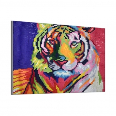 SX-F007  25X30cm  Diamond Painting Kits - Tiger