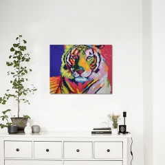 SX-F007  25X30cm  Diamond Painting Kits - Tiger