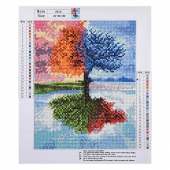 SX-F013  25X35cm   Diamond Painting Kits - Tree