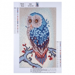 SX-F008     Diamond Painting Kits - Owl