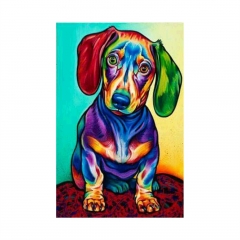 SX-F011  25X35cm   Diamond Painting Kits - Color dog