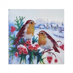 SX-DZ108   Special Shaped Diamond Painting Kits - Bird