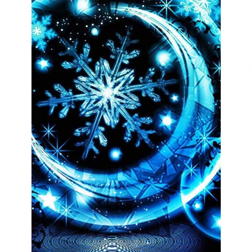 SX- B3403   Diamond Painting Kit - Snowflake