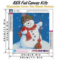 SX- B3399   Diamond Painting Kit - Snowman