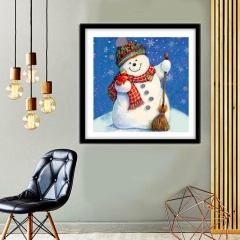 SX- B3399   Diamond Painting Kit - Snowman