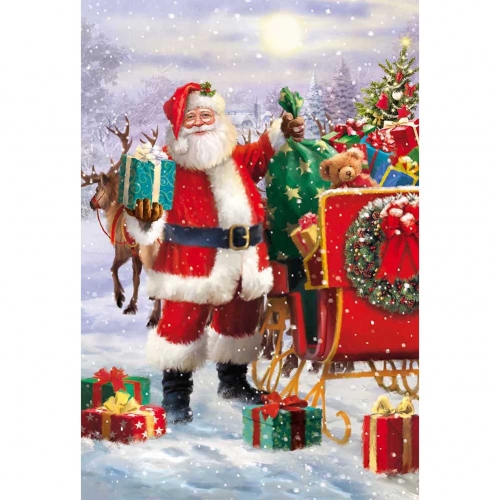 SX- B3412   Diamond Painting Kit - Santa Claus