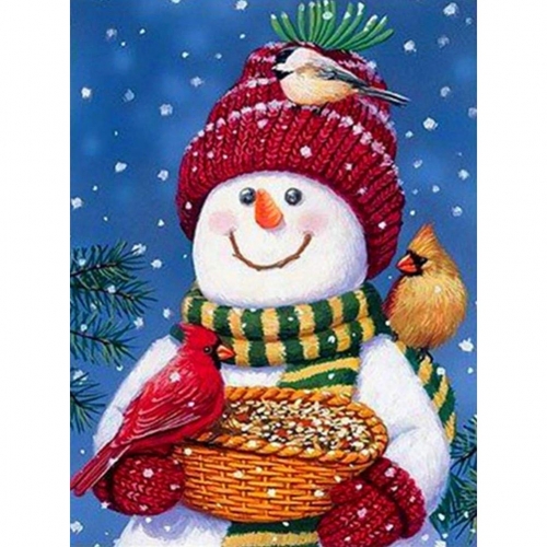 SX- B3414   Diamond Painting Kit - Snowman