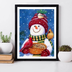 SX- B3414   Diamond Painting Kit - Snowman