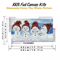 SX- B3417   Diamond Painting Kit - Christmas snowman