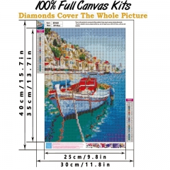 SX- B3460   Diamond Painting Kit - Boat