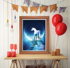 SX- B3465   Diamond Painting Kit - Unicorn