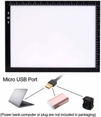 SX-DPA039 A2/A3/A4/A5/B4/A3s Light Pad Light Box Ultra Thin 6 Millimeter with 8 Watt Led Light diamond painting accessories light pad