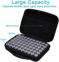 SX-DPA037 60 Slots Diamond Painting Storage Case, Waiting Shockproof Diamond Art Craft Accessories Containers for Jewelry Beads Rings Charms Glitter Rhinestones Come with 60 Plastic Jars Black