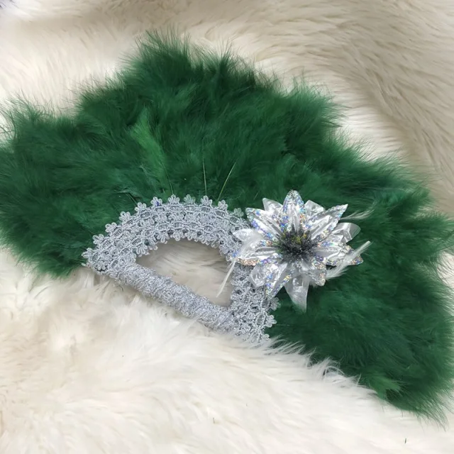 HF African Hand Fan Feather Traditional Fan Shaped Fan For Wedding And Party
