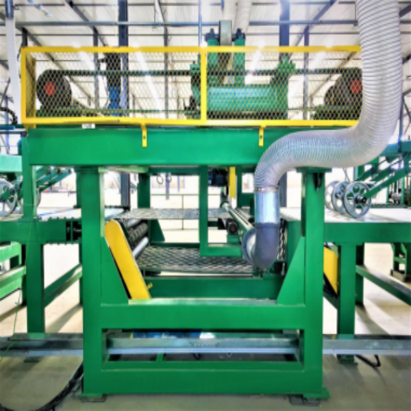 Coke oven rock wool production line