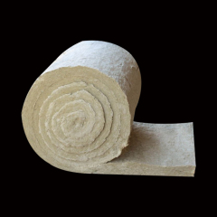 Thermal insulation and fireproof rock wool blanket