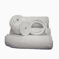 Metal Wire and Glass Fiber Reinforced Ceramic Fiber Textiles