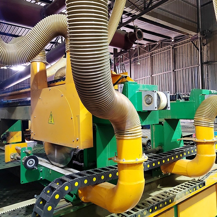 Natural gas furnace rock wool production line