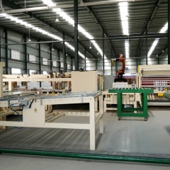 Natural gas furnace rock wool production line