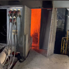 Линия по производству каменной ваты в газовой печи
