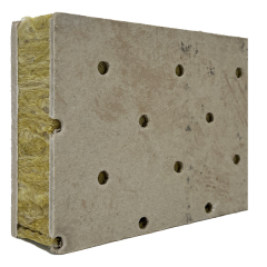 High-temperature resistant rock wool composite board
