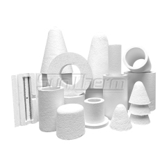 1600°C Polycrystalline Mullite Ceramic Fiber Vacuum Formed Shapes