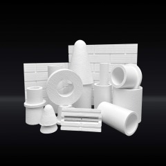 High-Temperature Insulating Ceramic Fiber Shaped Components