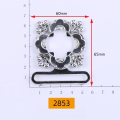 2853# Hook,Two piece set,Decorate diamonds,Plastic,acrylic