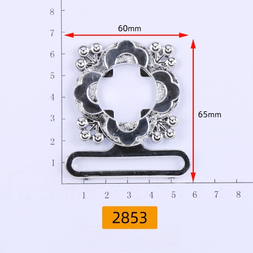 2853# Hook,Two piece set,Decorate diamonds,Plastic,acrylic