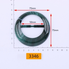 3346# Waist buckle,Special pattern,Plastic,acrylic