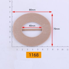 1168# Waist buckle,Wood color,Plastic,acrylic