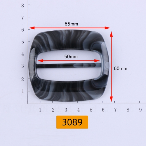3089# Waist buckle,Special pattern,Plastic,acrylic