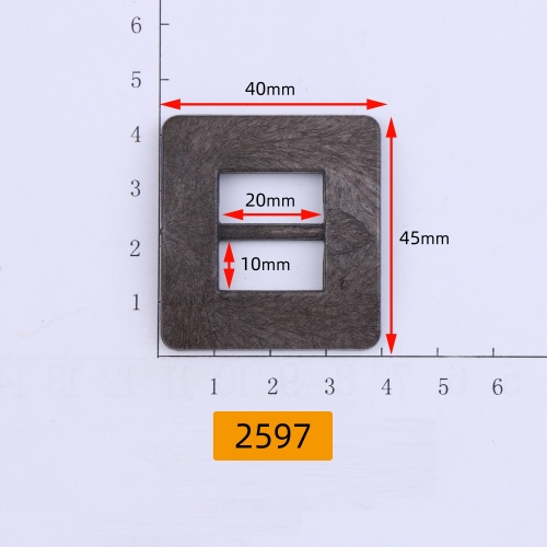 2597# Waist buckle,Wood color,Plastic,acrylic