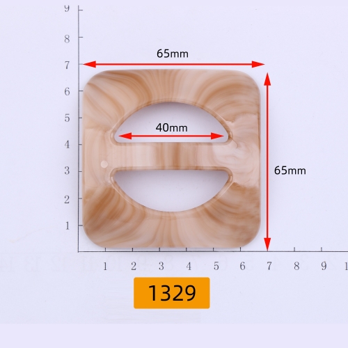 1329# Waist buckle,Mixed color,Plastic,acrylic