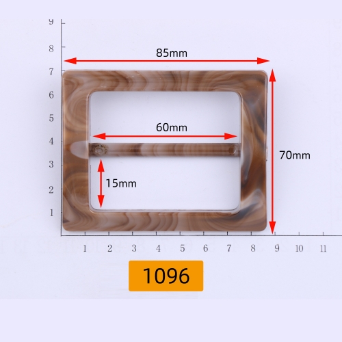 1096# Waist buckle,Mixed color,Plastic,acrylic