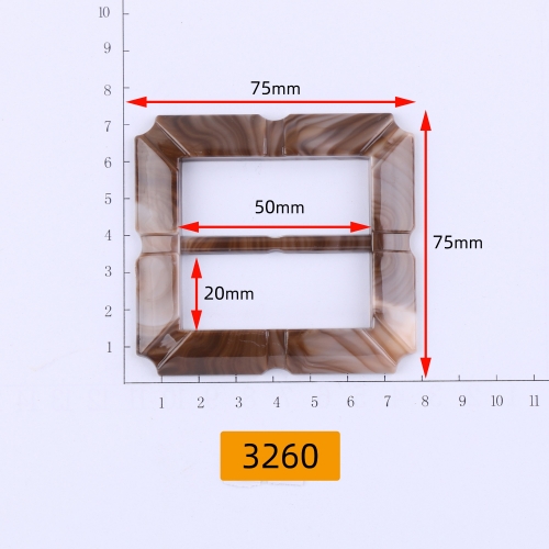 3260# Waist buckle,Mixed color,Plastic,acrylic