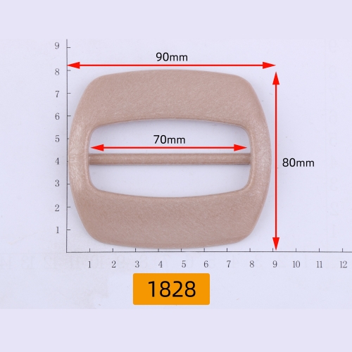 1828# Waist buckle,Wood color,Plastic,acrylic