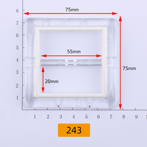 243# Transparent,Two piece set,Plastic,acrylic