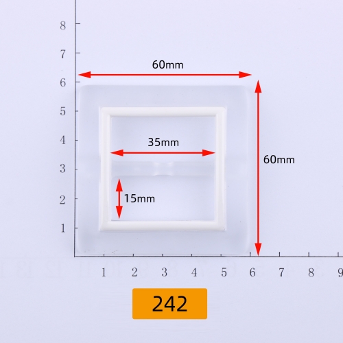 242# Transparent,Two piece set,Plastic,acrylic