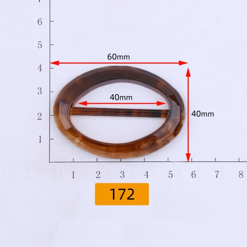 172# Waist buckle,Mixed color,Plastic,acrylic