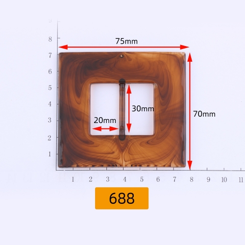 688# Waist buckle,Special pattern,Plastic,acrylic