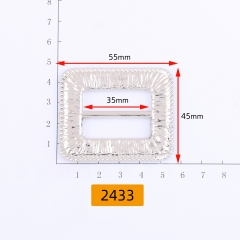 52433# Square buckle，decorative pattern，