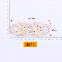 3541# Flower shape, bow tie, waist buckle，plastic, acrylic