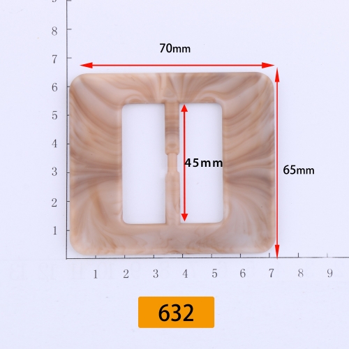 5632# Waist buckle,Mixed color,Plastic,acrylic