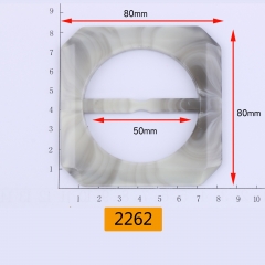 2262# Special pattern,Waist buckle,Plastic,acrylic