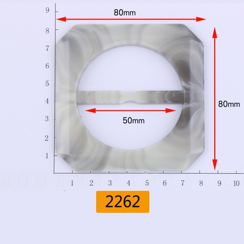 2262# Special pattern,Waist buckle,Plastic,acrylic